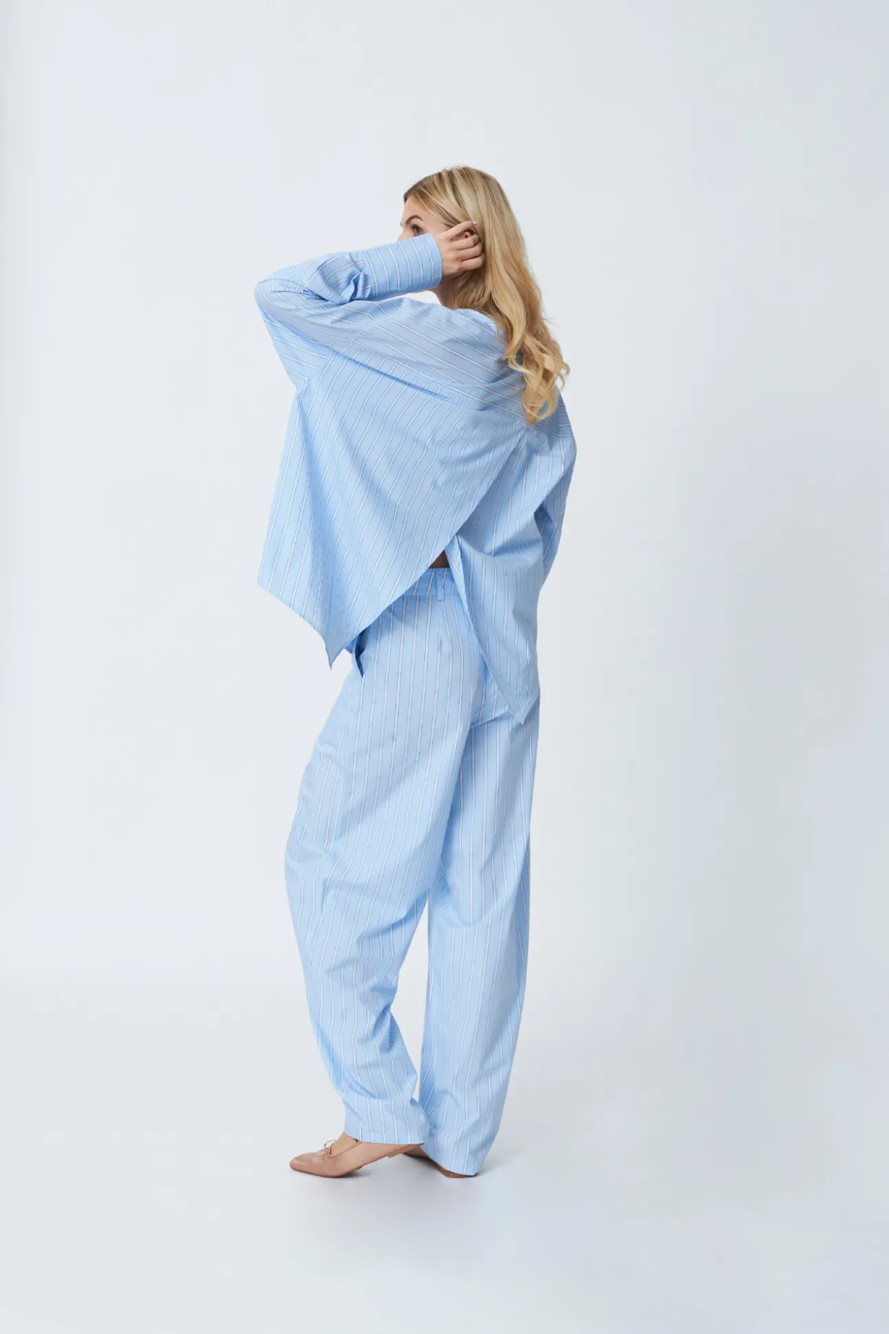 emily_shirt__serenity_str_3.webp Cras Cph Skjorter<Emily Shirt - Serenity Stripe