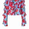 Cras Cph Bluser<Georgia Blouse - Blue Roses