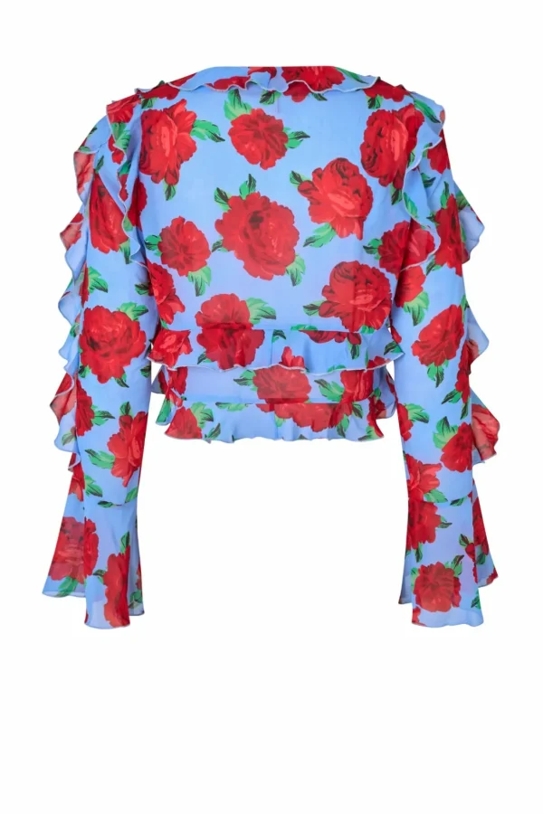 Cras Cph Bluser<Georgia Blouse - Blue Roses