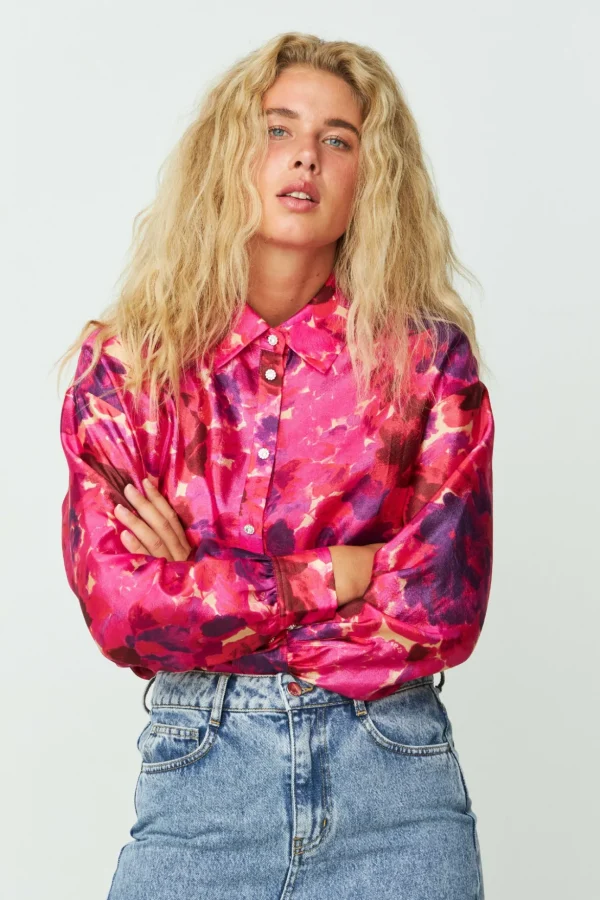 Cras Cph Skjorter<Gina Shirt - Pink Garden