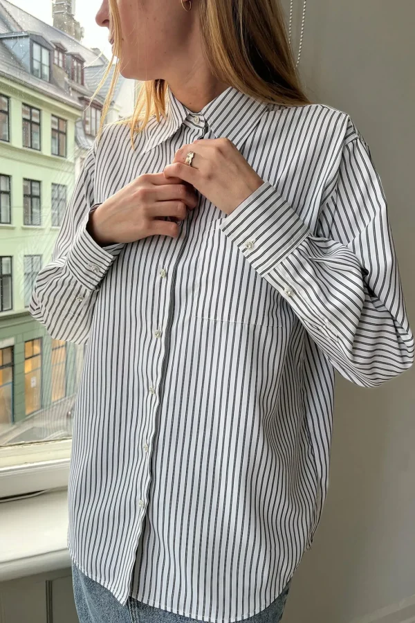 Cras Cph Skjorter<Ladycras Shirt - Black Stripe