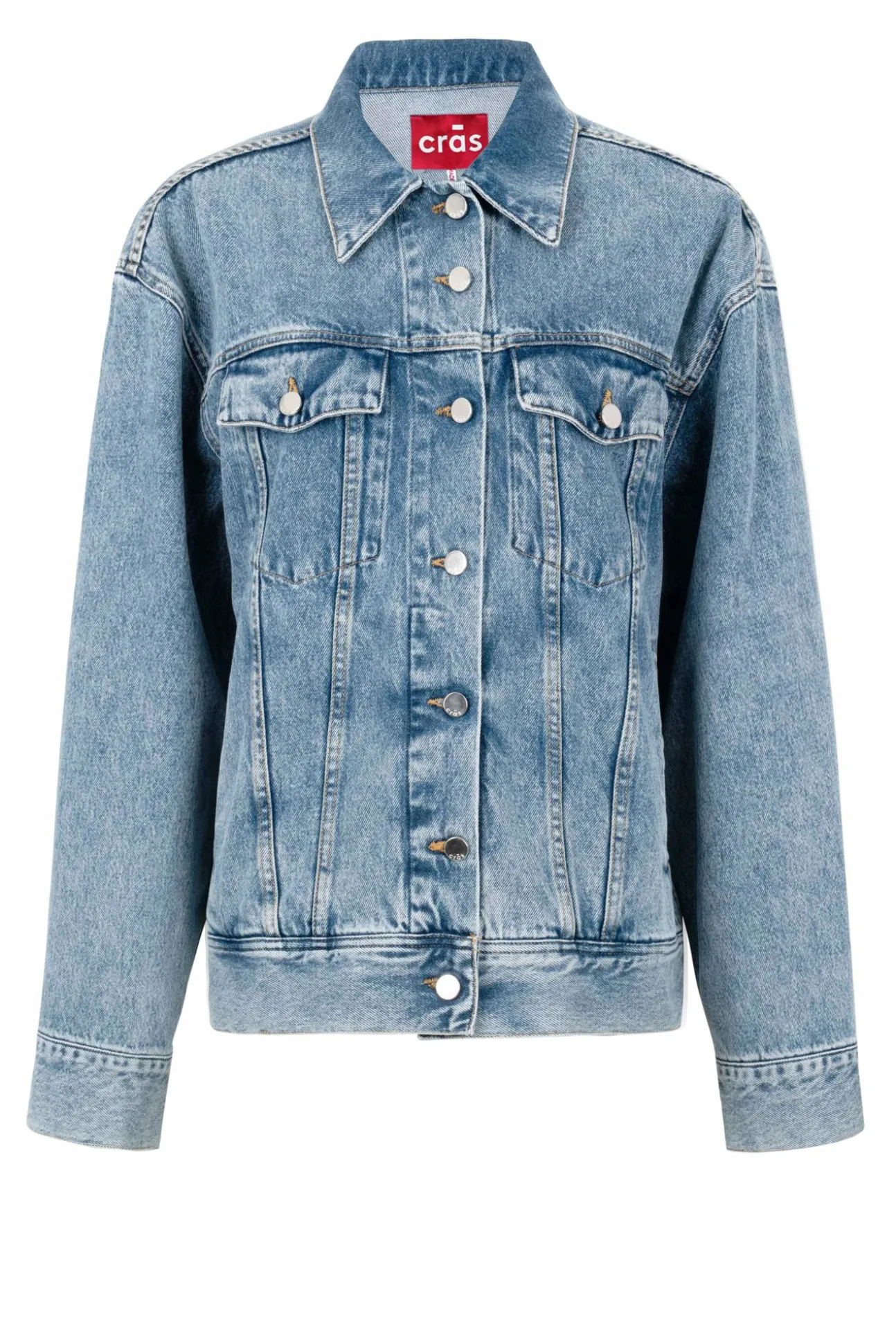 legend_jacket__light_fade_1.webp Cras Cph Jakker<Legend Jacket - Light Fade Indigo