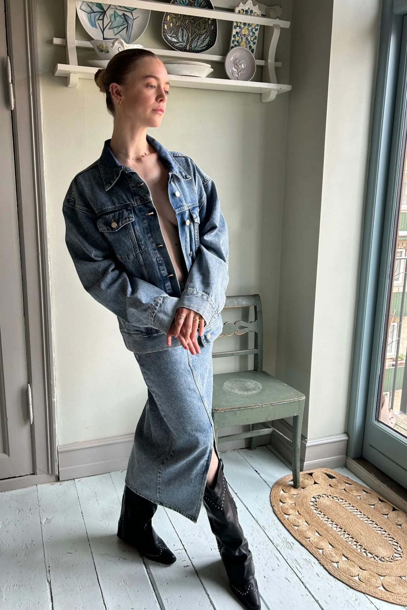 legend_jacket__light_fade_3.webp Cras Cph Jakker<Legend Jacket - Light Fade Indigo