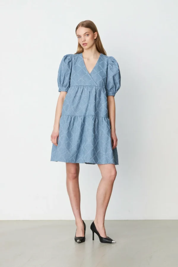 Cras Cph Kjoler<Leia Dress - Sparkle Denim