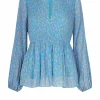 Cras Cph Bluser<Melinda Blouse - Floral Blue