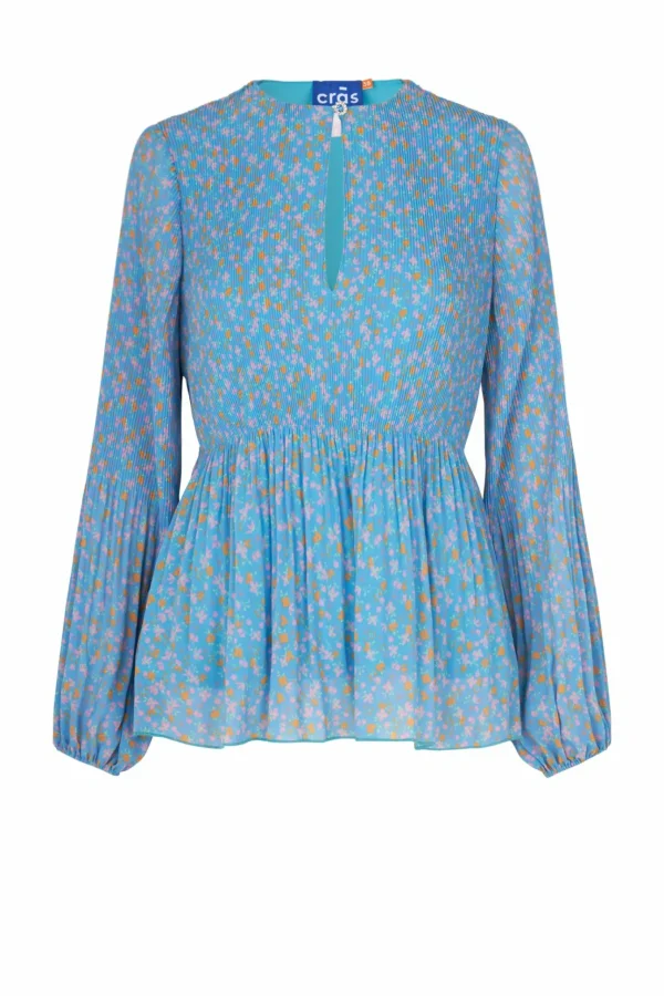 Cras Cph Bluser<Melinda Blouse - Floral Blue