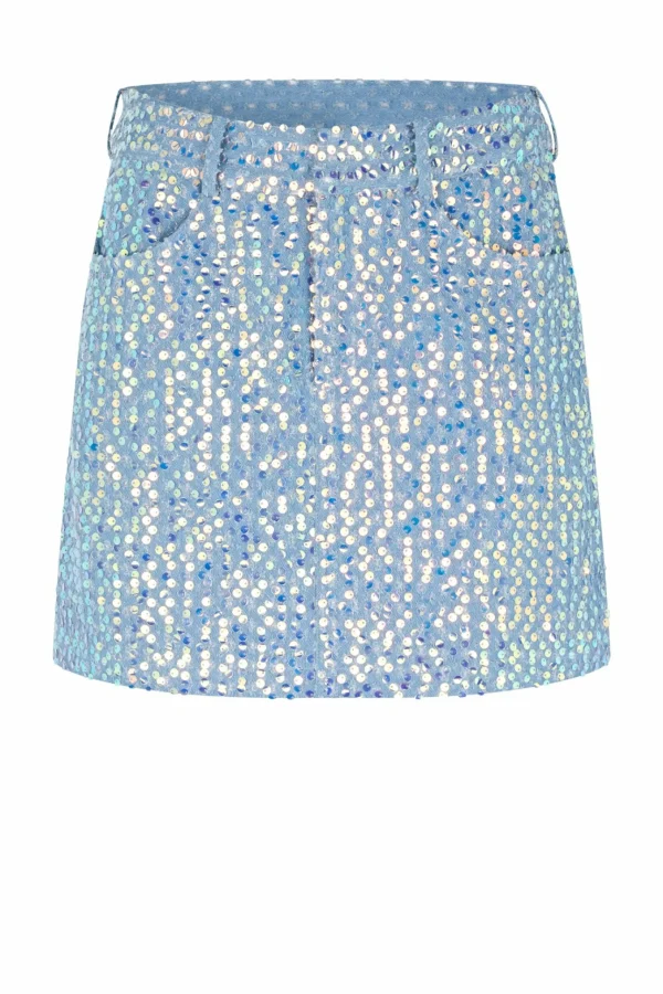 Cras Cph Shorts & Nederdele<North Skirt - Blue Glitter