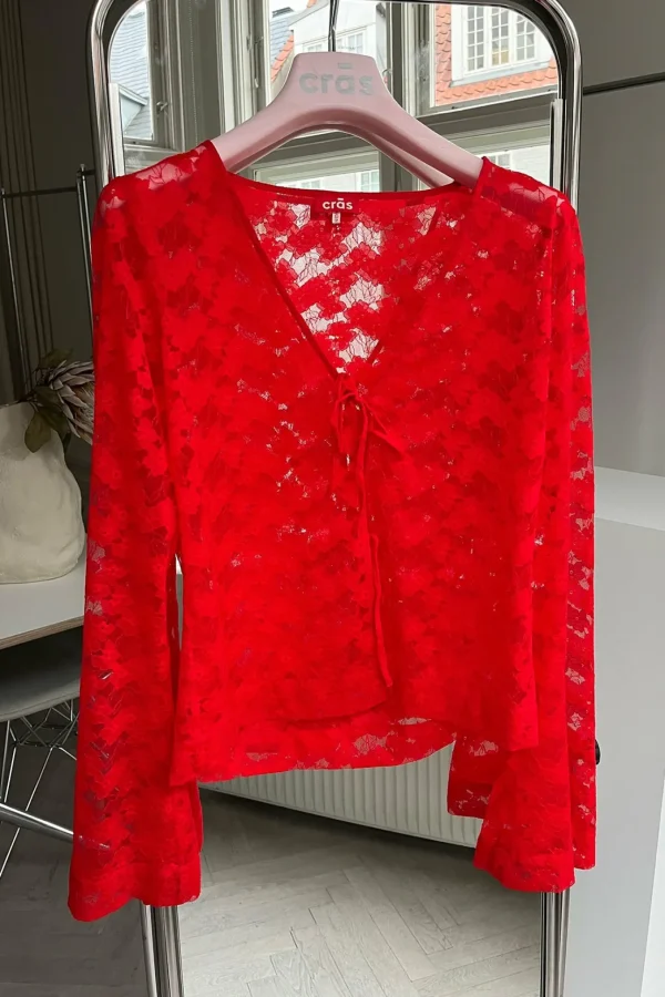 Cras Cph Bluser<Thaliacras Blouse - Fiery Red
