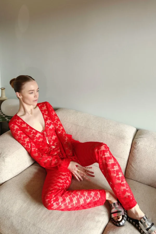 Cras Cph Bukser<Thaliacras Pants - Fiery Red