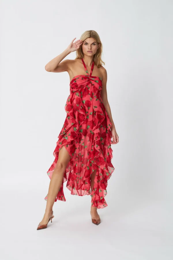 Cras Cph Kjoler<Valentina Dress - Coral Roses